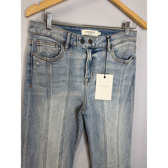 Hidden Happi High Rise Flare Stretch Jean Women's 29 - Picture 6 of 10